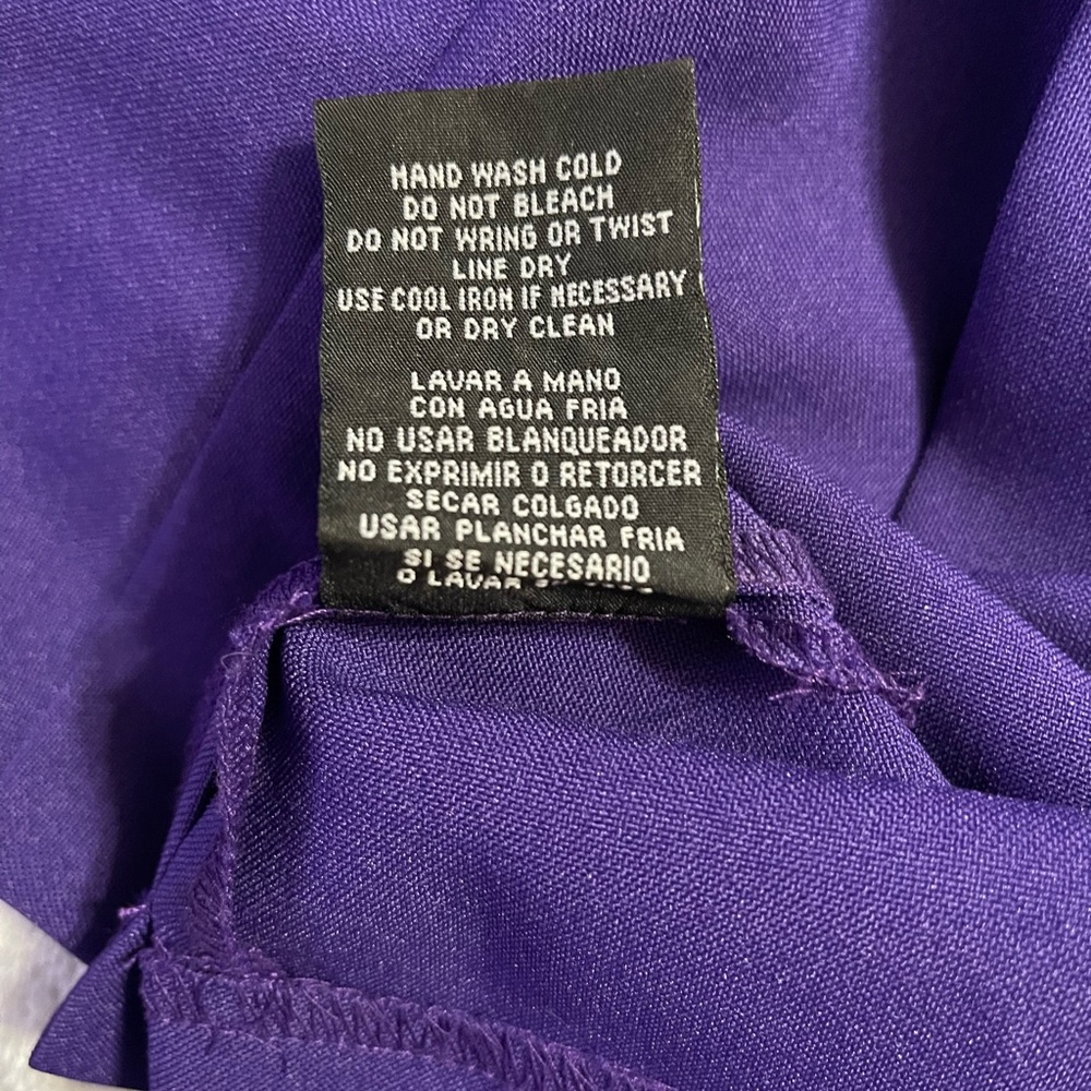 K Studio Vibrant Purple Dressy Tank Top. Size 16. NWOT! - Picture 5 of 5